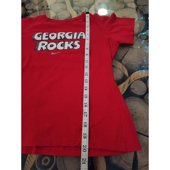 Nike Georgia Bulldogs University School House Rock Style T-Shirt Kids Small 4-5 - Picture 4 of 6